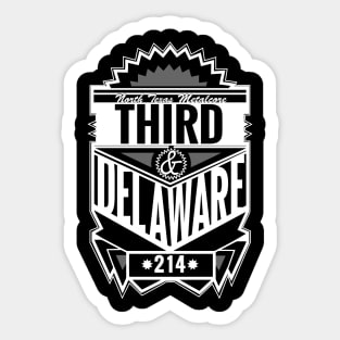 Third & Delaware Dallas Design Sticker